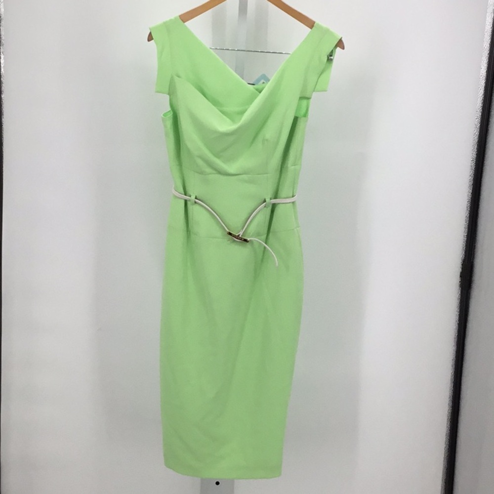 BlackHalo DressLimeGreen Size4